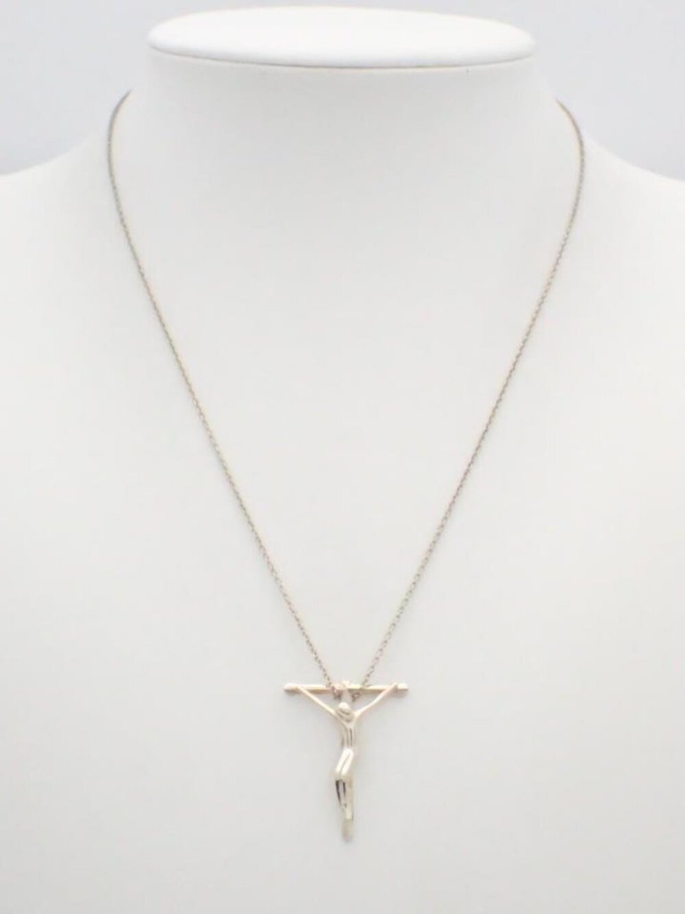 Tiffany & Co. Elsa Peretti Crucifix Necklace 925